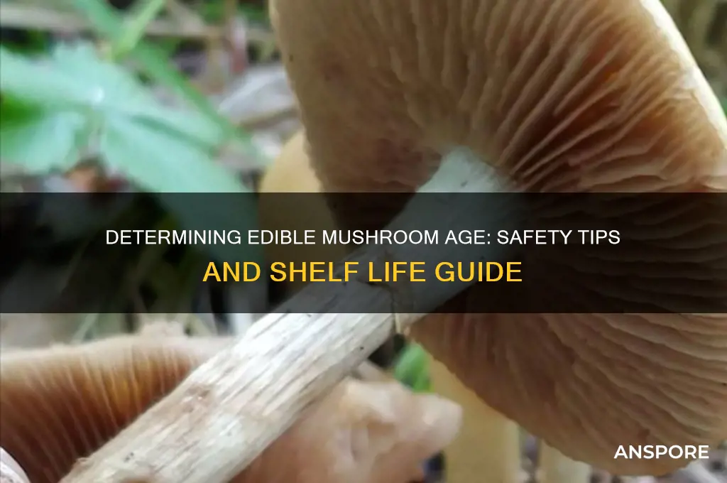 how old can mushrooms be to eat