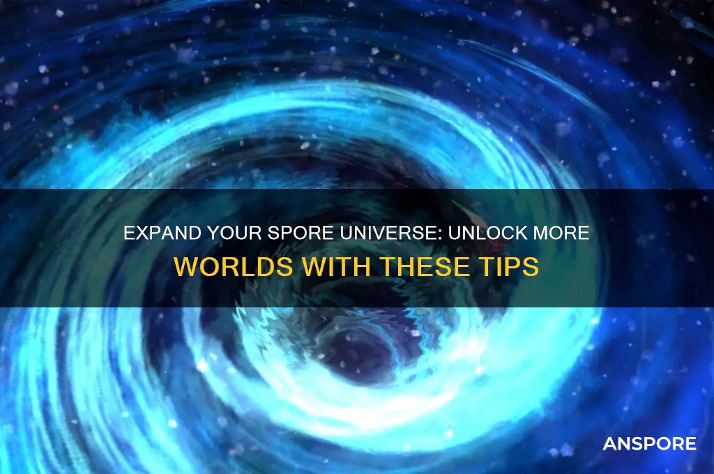 how ot get more worlds in spore