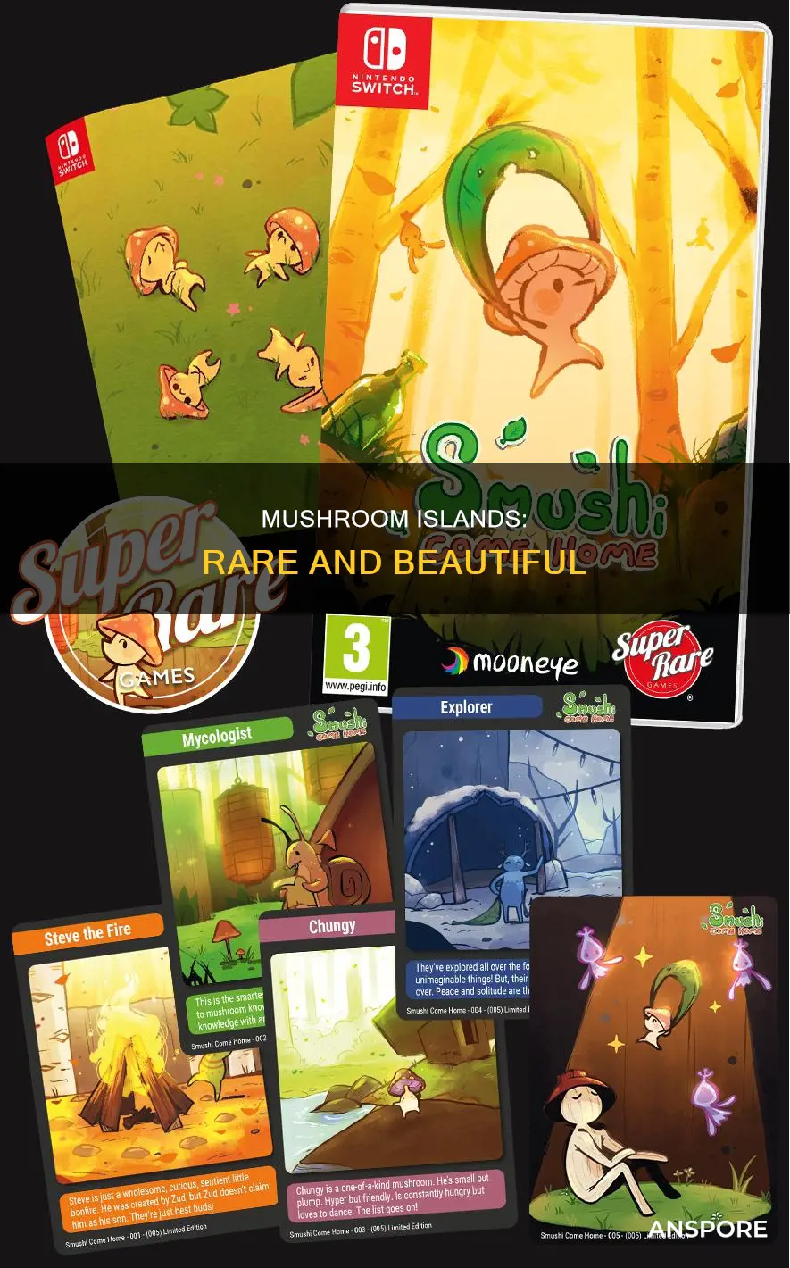 how rare are mushroom islands