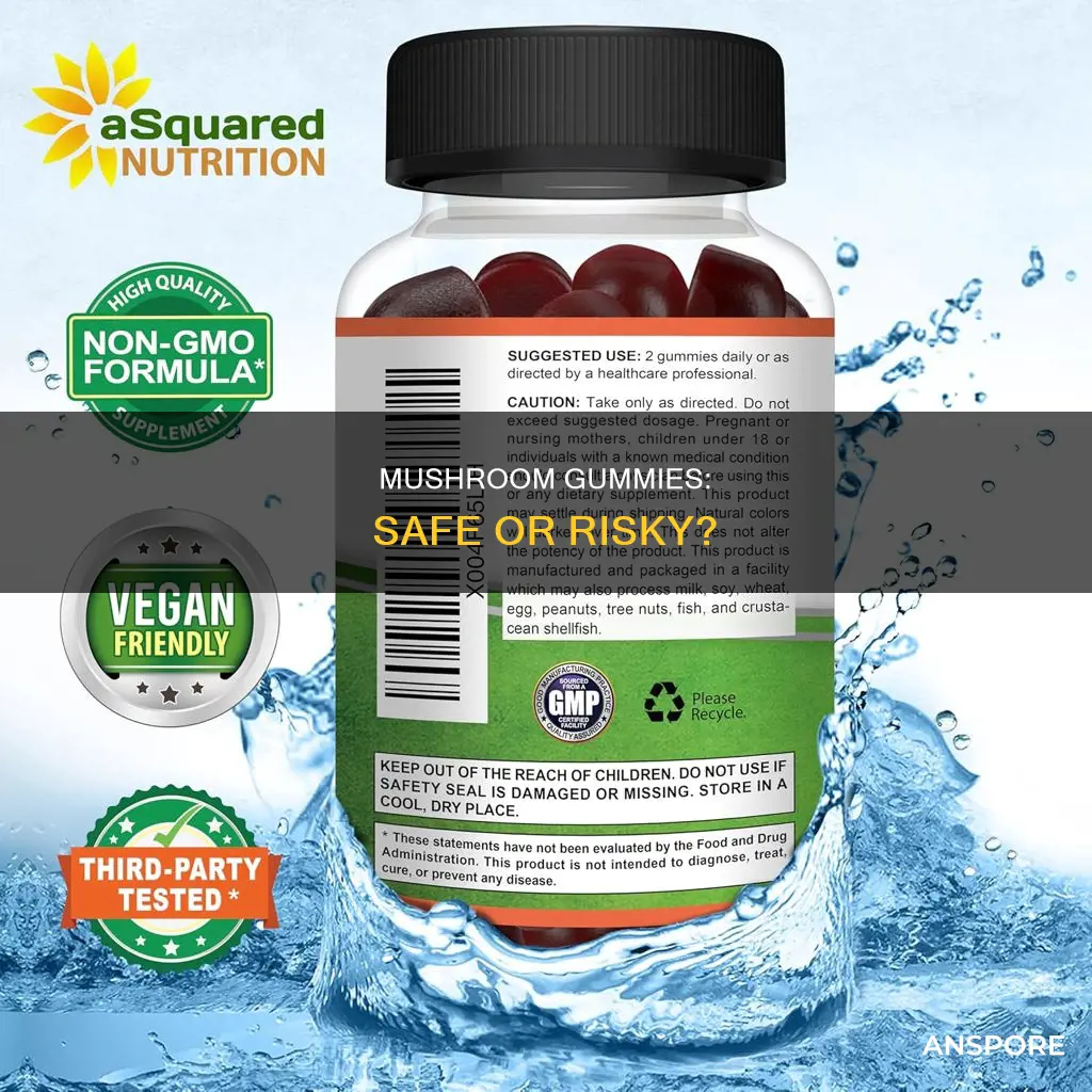 how safe are mushroom gummies