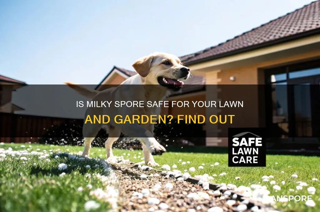 how safe is milky spore