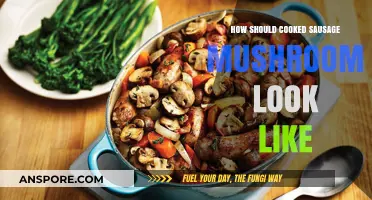 Perfectly Cooked Sausage and Mushrooms: Ideal Texture and Color Guide