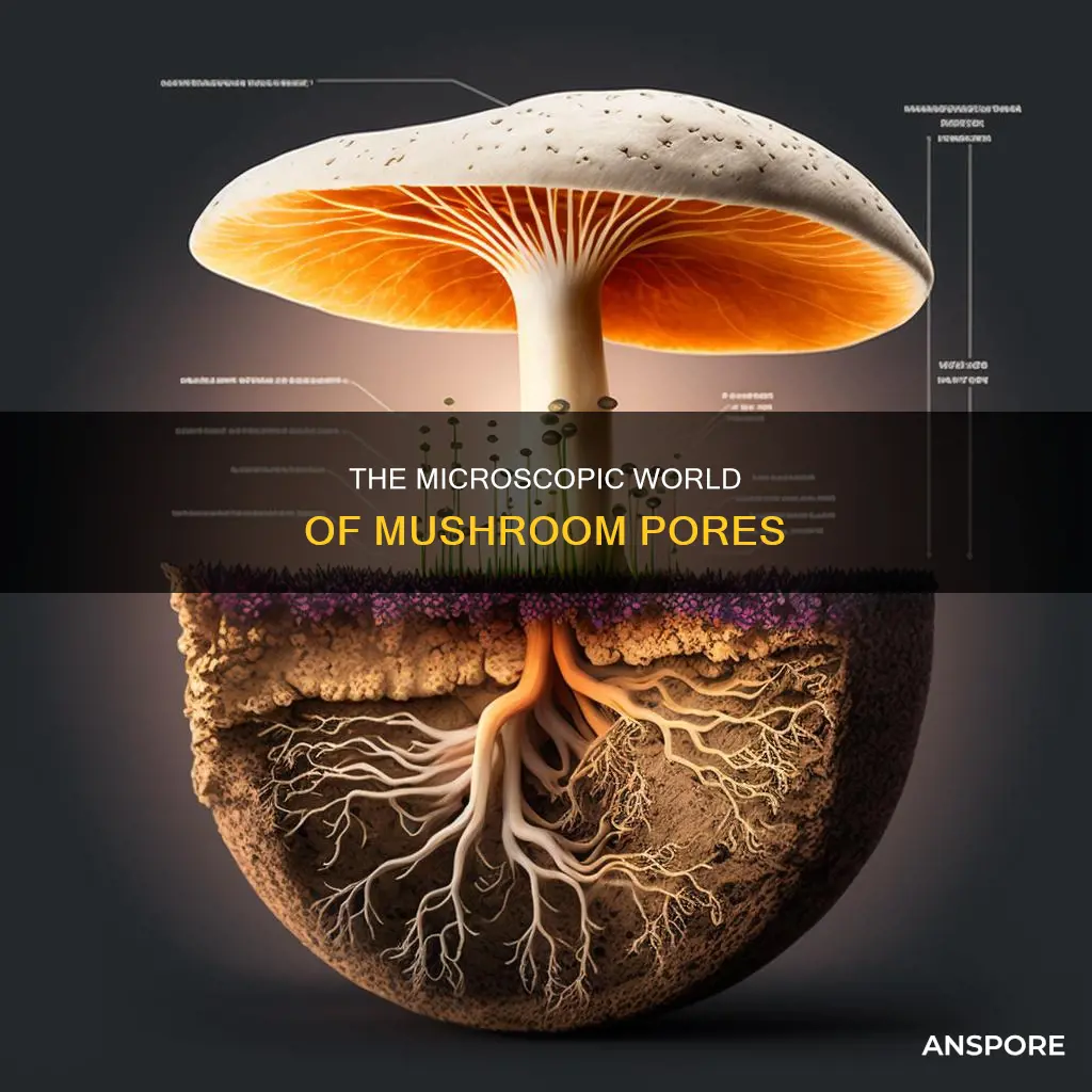 how small are mushroom pores