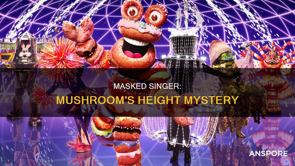 how tall is mushroom masked singer