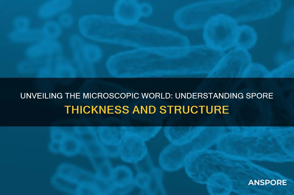 how thick is a spore
