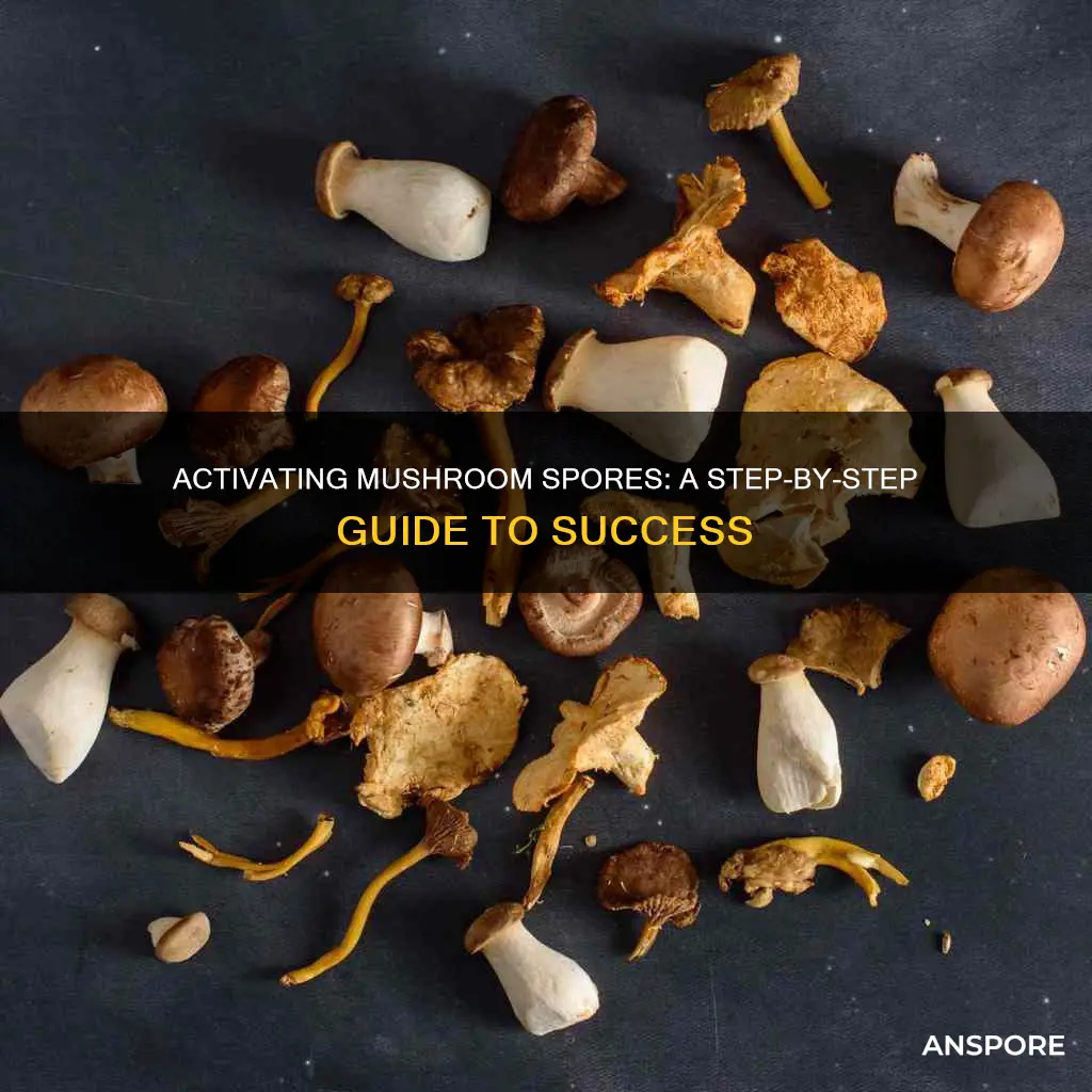 how to activate mushroom spores