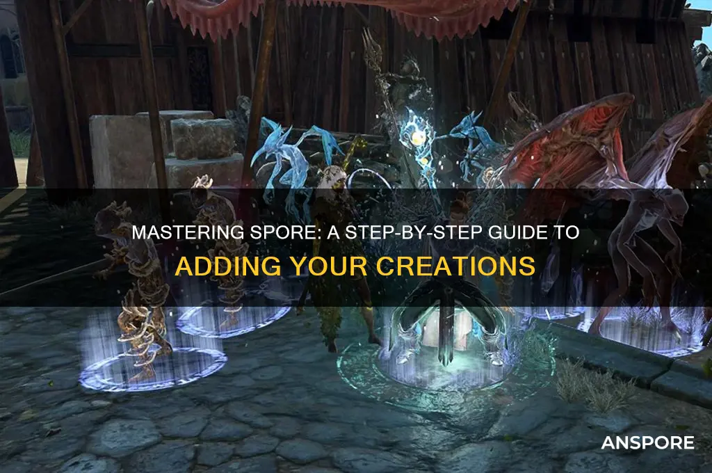 how to add creations on spore