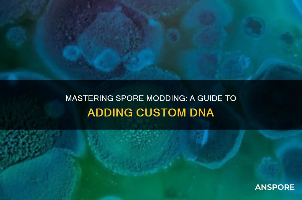 how to add dna in spore