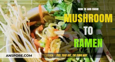 Enhancing Ramen with Enoki Mushrooms