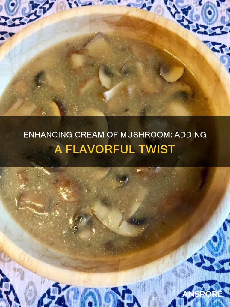 how to add flavor to cream of mushroom