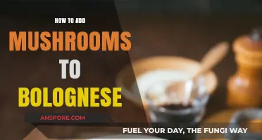 Enhancing Bolognese with Mushrooms: A Tasty Guide