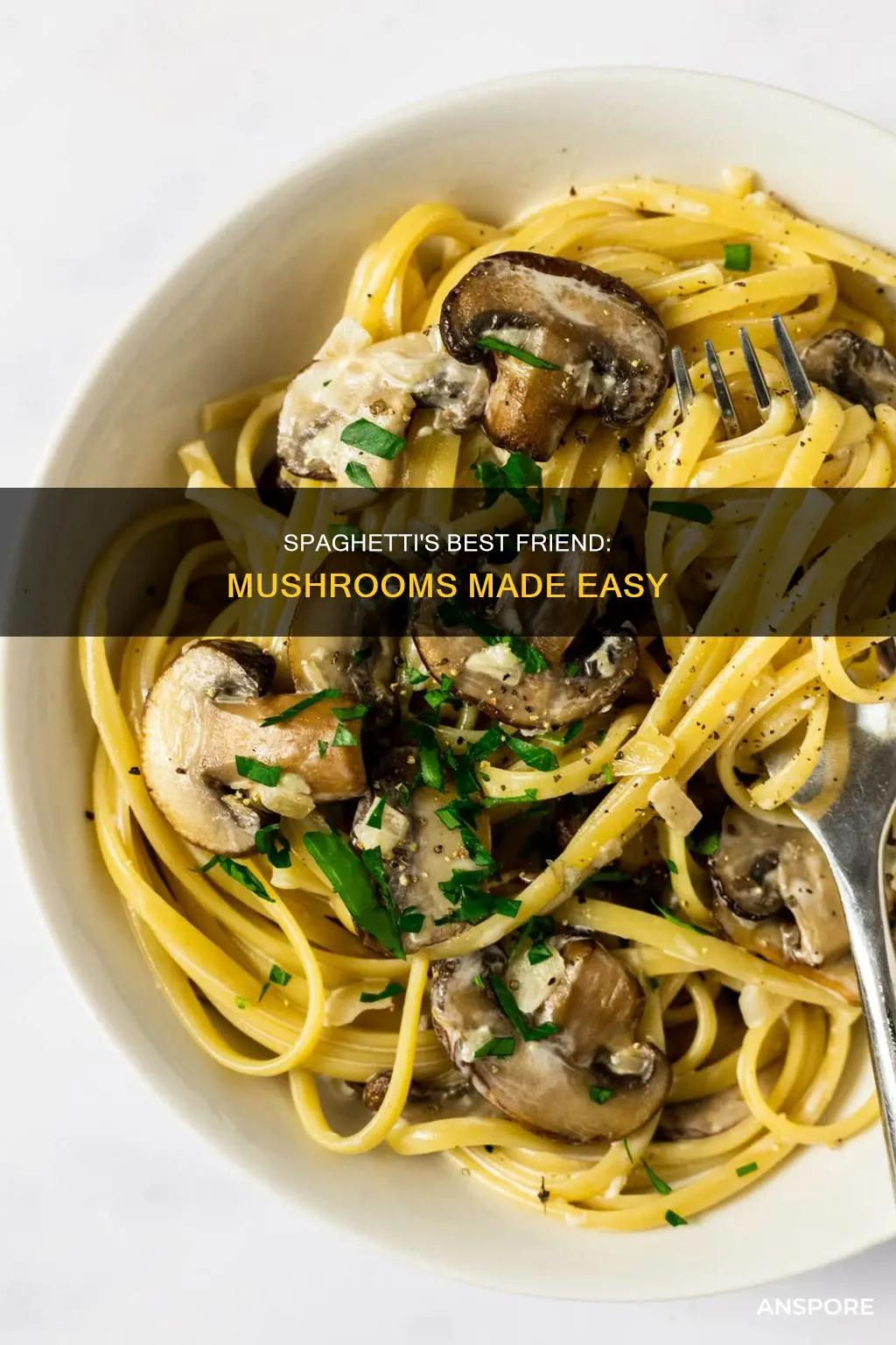 how to add mushrooms to spaghetti