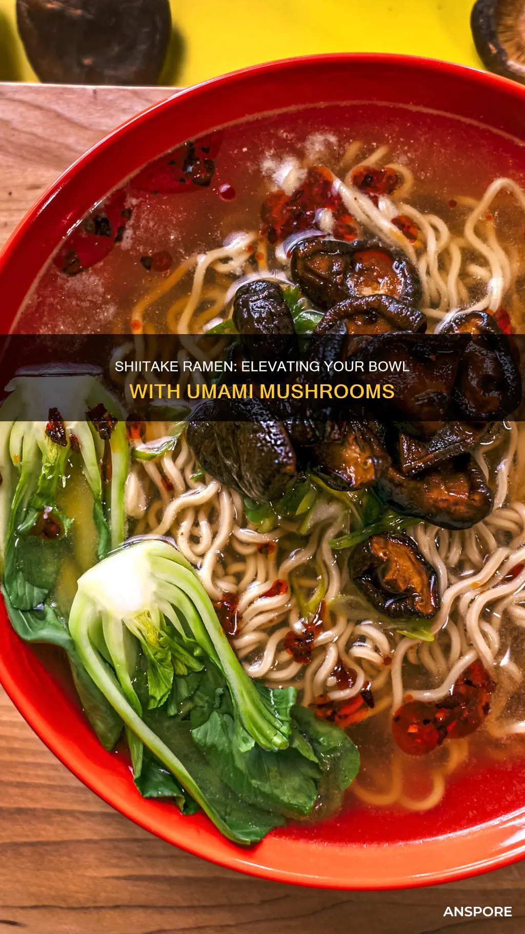 how to add shiitake mushrooms to ramen