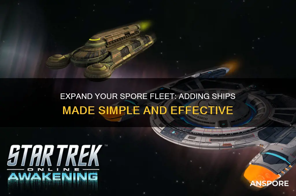how to add ships to your fleet spore