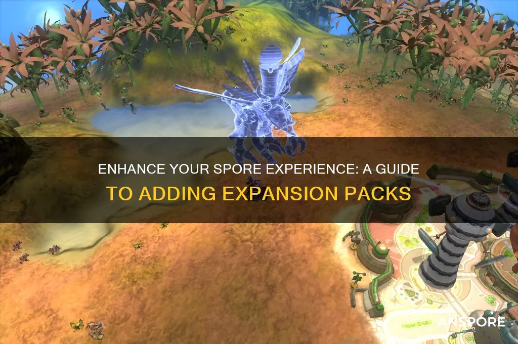 how to add spore expansion packs