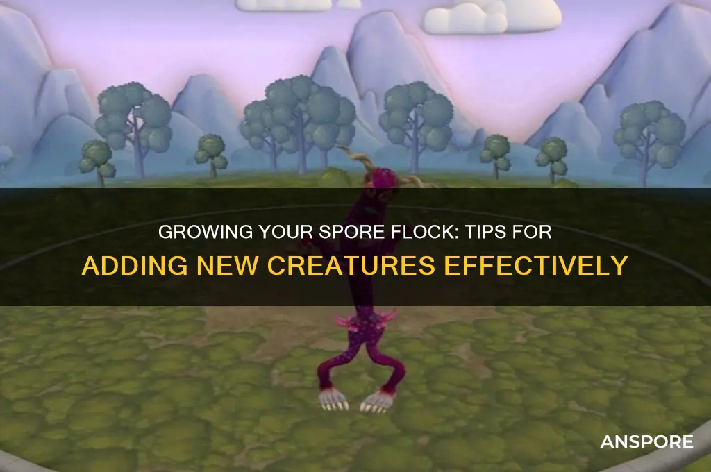 how to add to your flock in spore