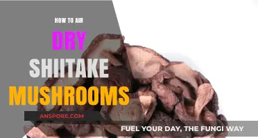 Air-Drying Shiitake Mushrooms: A Step-by-Step Guide