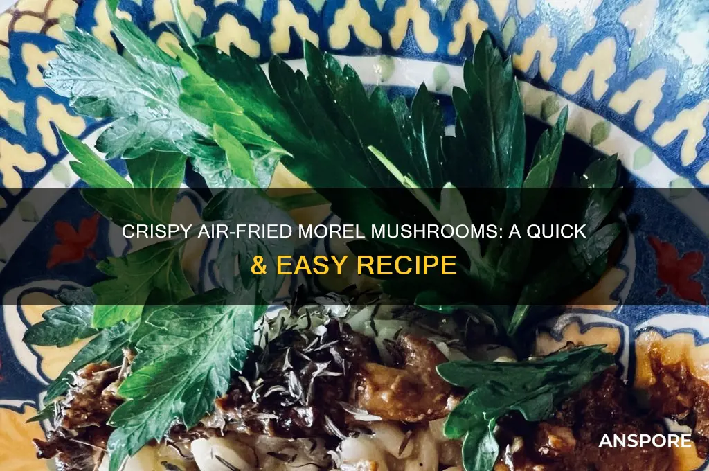 how to air fry morel mushrooms