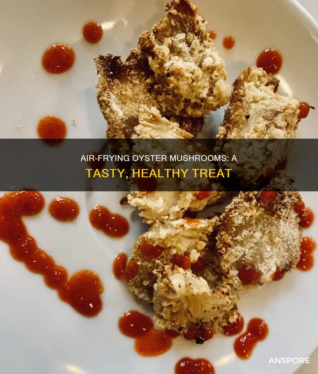 how to air fry oyster mushrooms