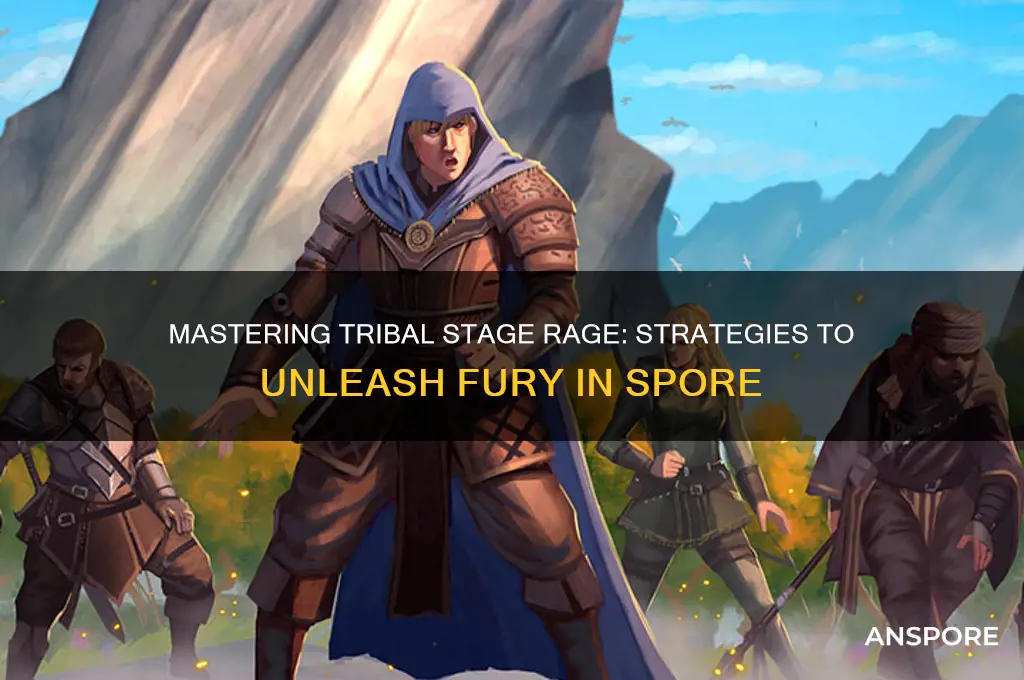 how to anger tribal stage in spore