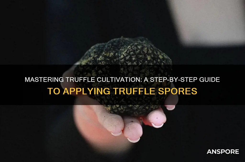 how to apply truffle spore