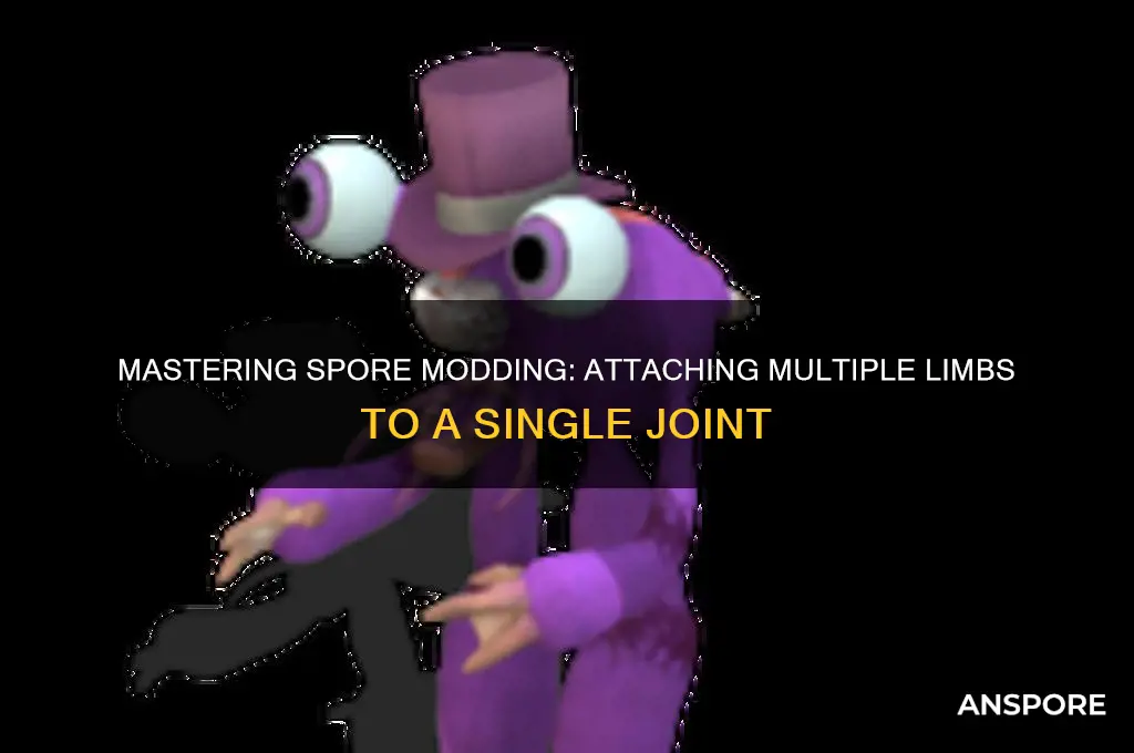 how to attach multiple limbs to one join spore
