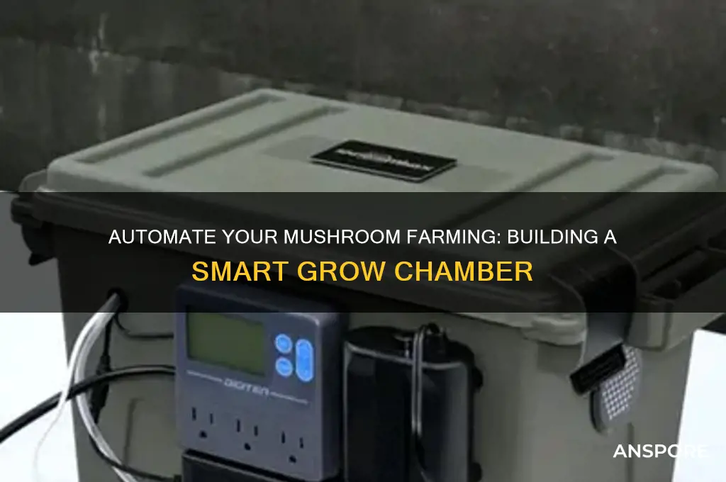 how to automated mushroom grow chamber