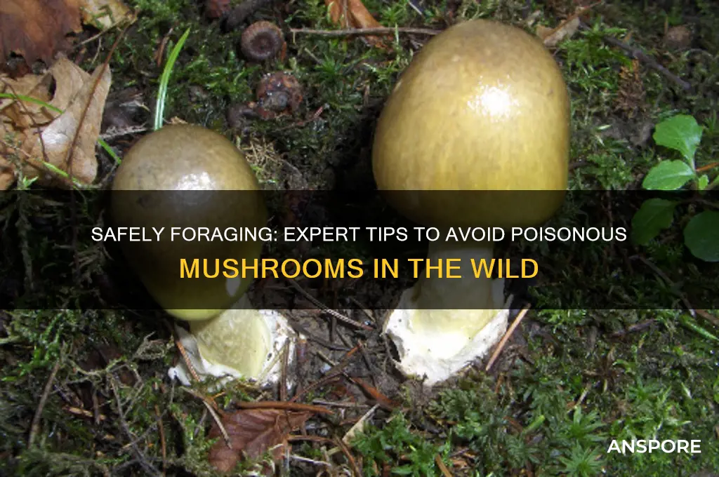 how to avoid going poisonous mushrooms