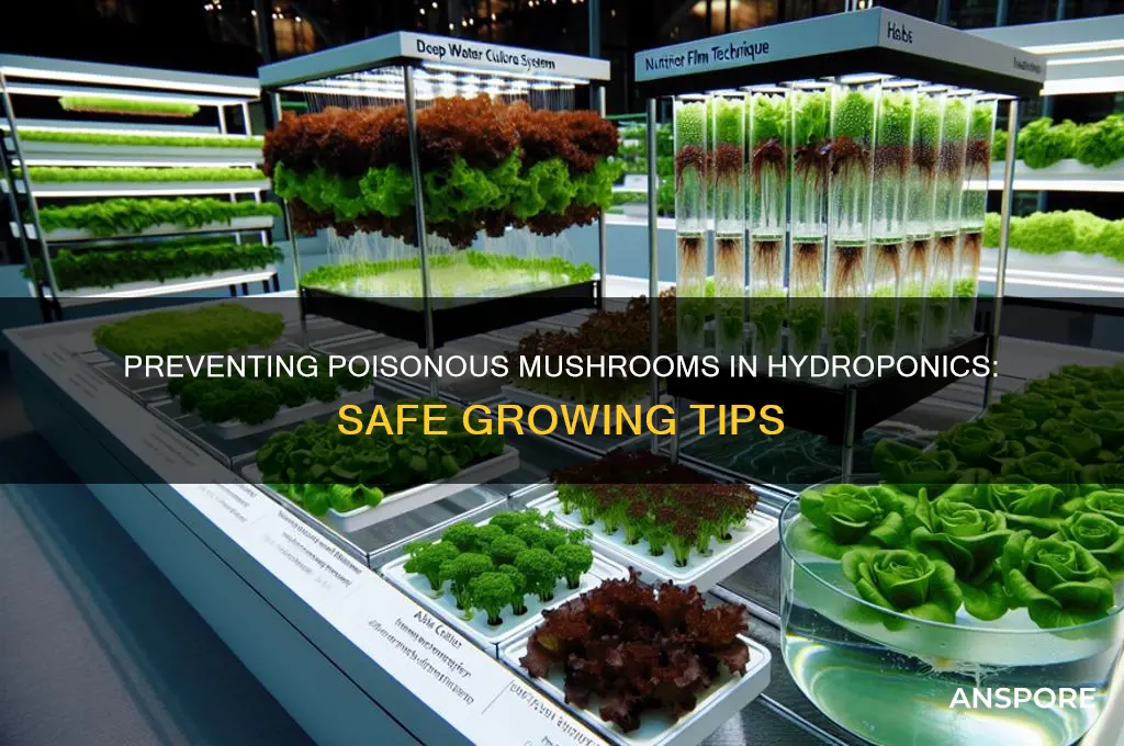 how to avoid groing poisonous mushrooms in hydroponics pots