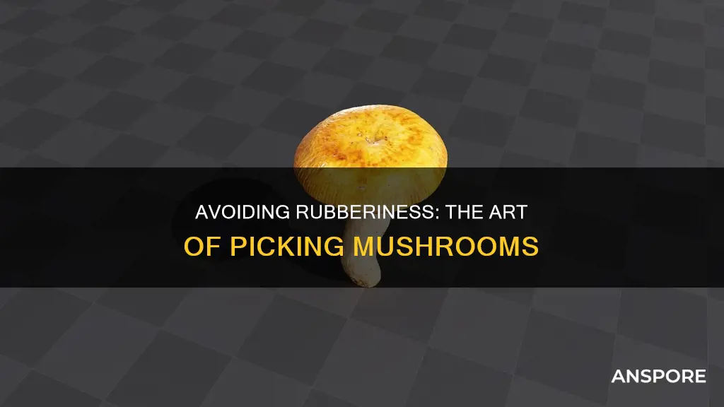 how to avoid rubbery mushrooms