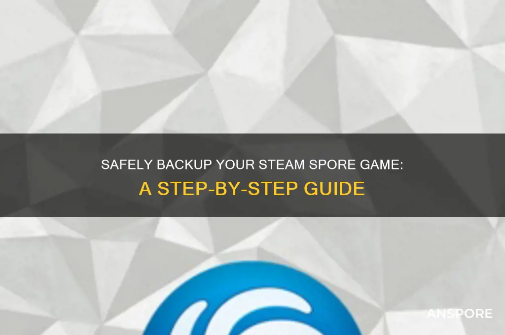 how to backup steam spore