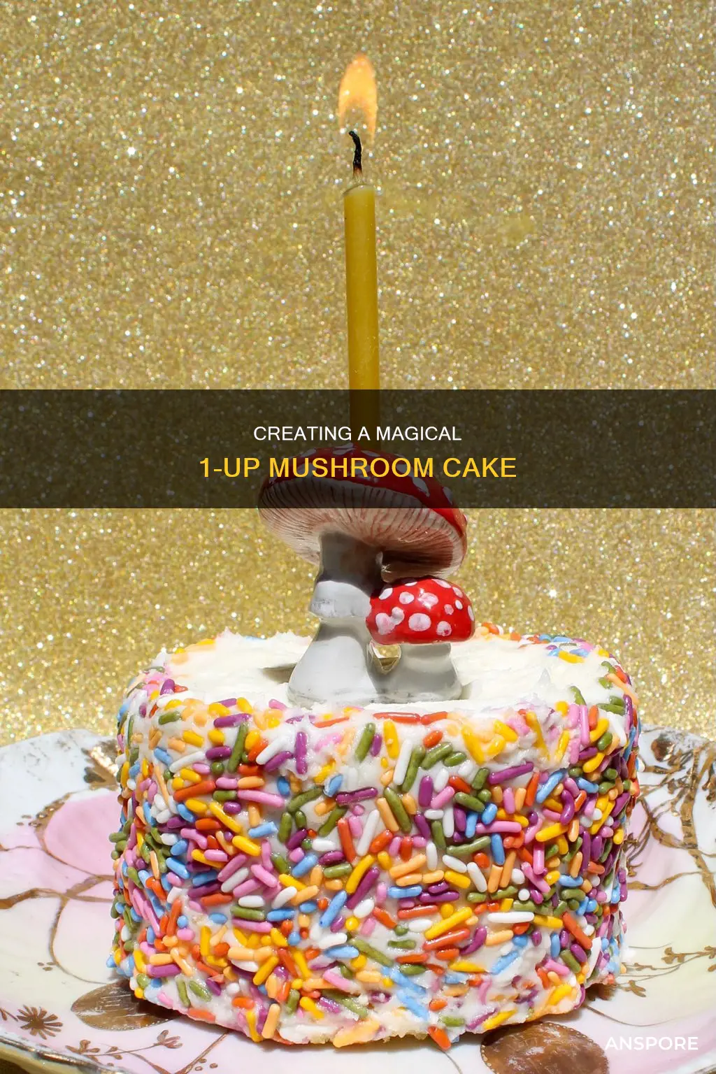 how to bake a 1up mushroom cake