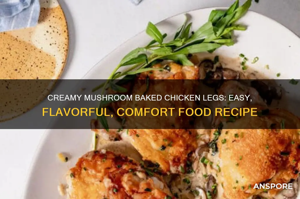 how to bake chicken legs with cream of mushroom soup