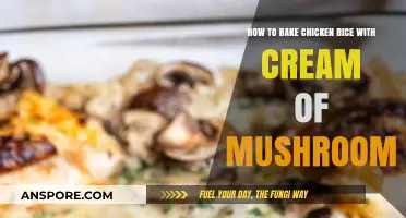 Baked Chicken Rice with Creamy Mushroom Delight