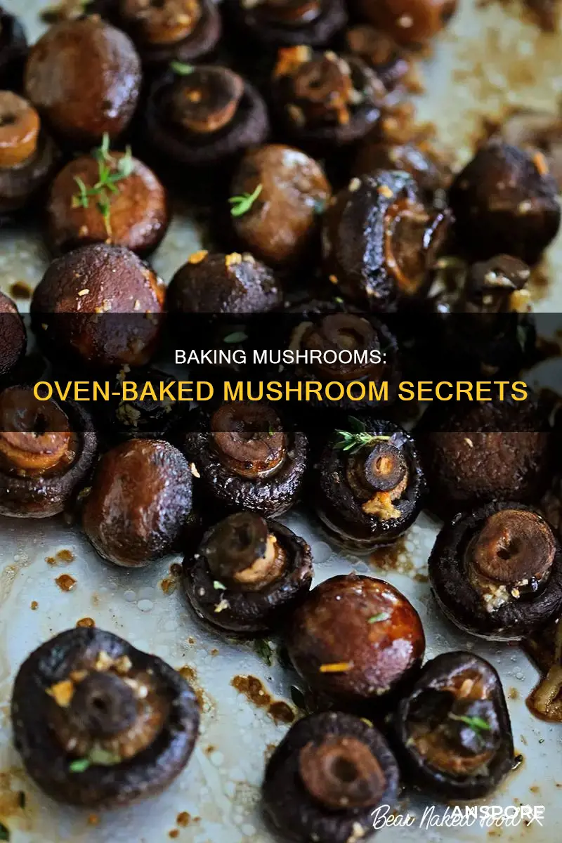 how to bake mushroom in oven