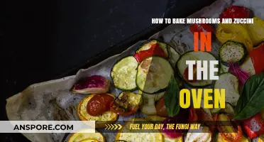 Baking Veggies: Mushrooms and Zucchini in the Oven