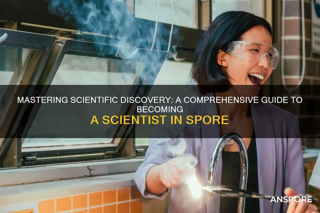 how to be a scientist in spore