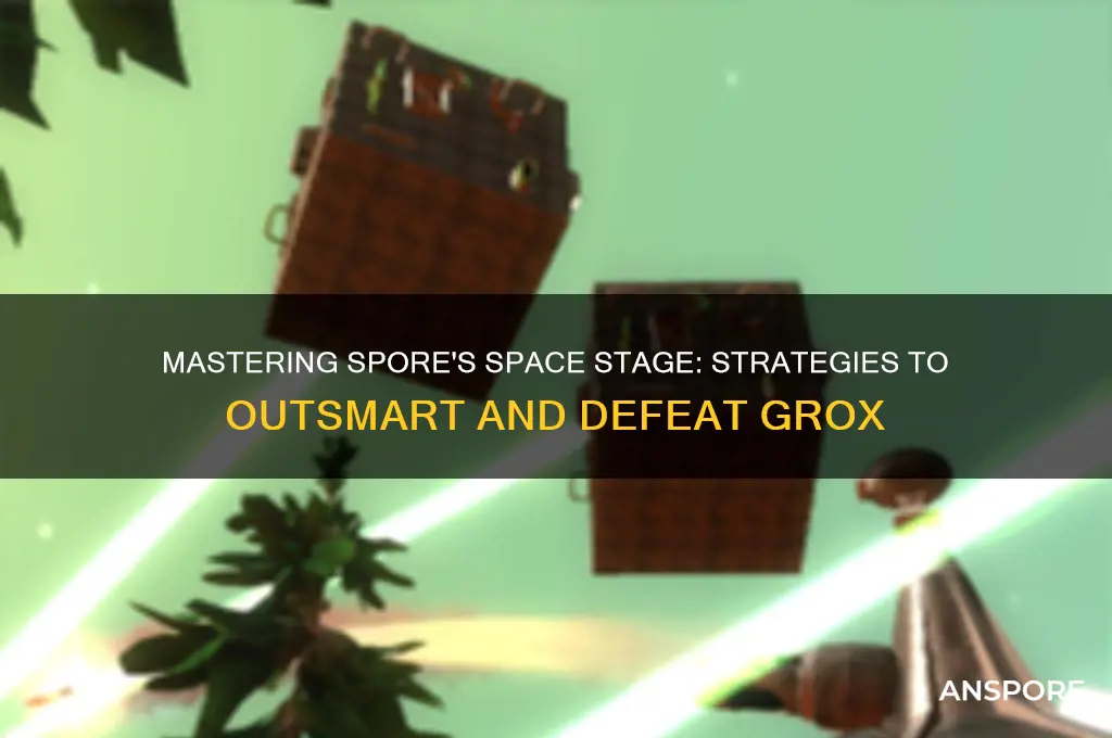 how to beat grox in spore space stage