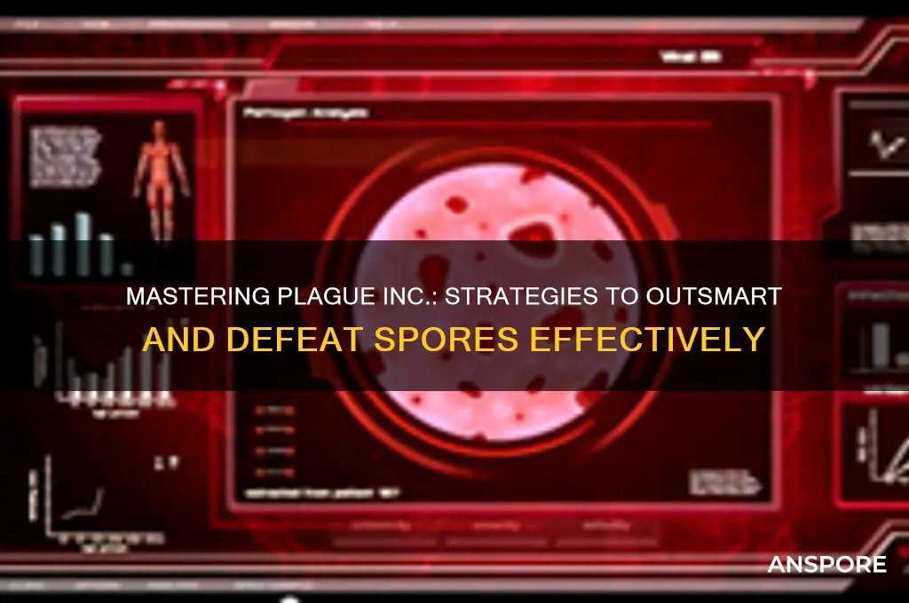 how to beat spores on plague