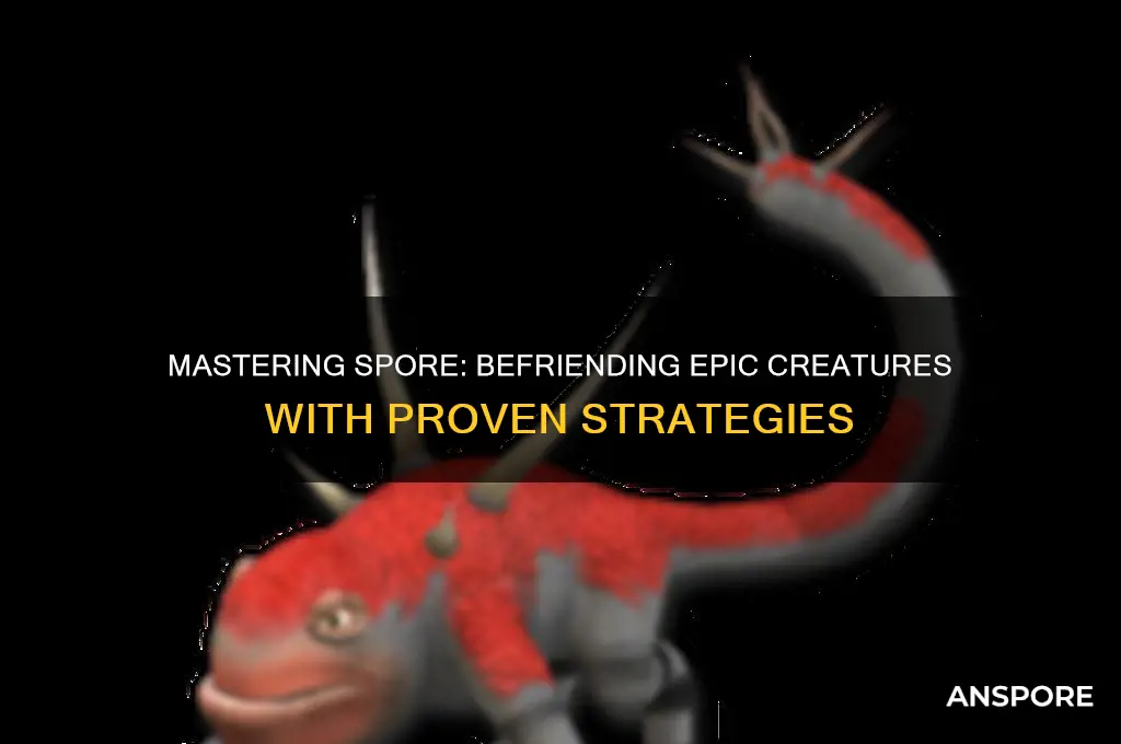 how to befriend an epic in spore