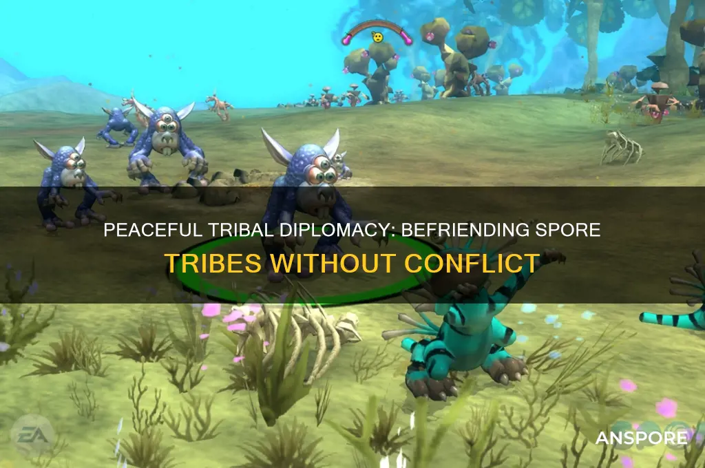 how to befriend tribes peacefully spore
