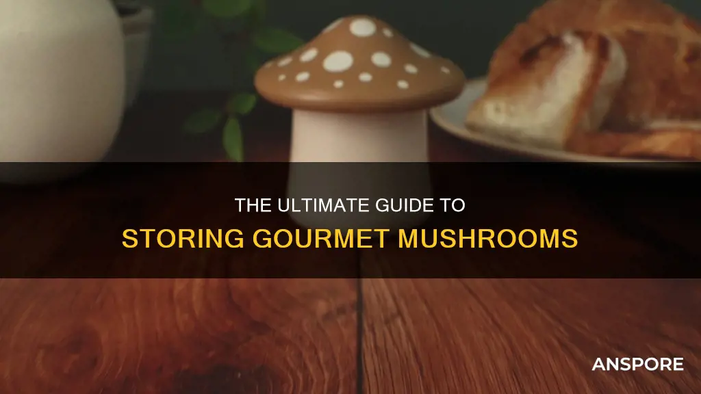 how to best store gourmet mushrooms