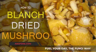 Blanching Dried Mushrooms: A Simple Guide