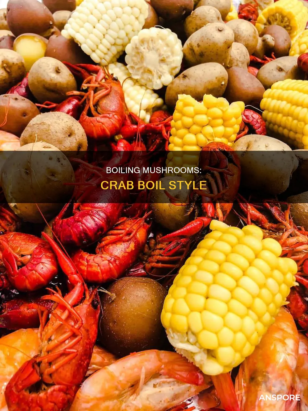 how to boil mushrooms in crab boil