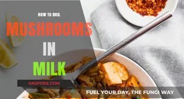 The Best Way to Boil Mushrooms in Milk