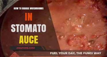 Braising Mushrooms: Tomato Sauce Perfection in 10 Minutes