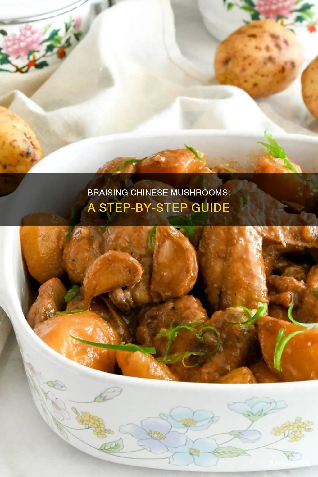 how to braised chinese mushrooms