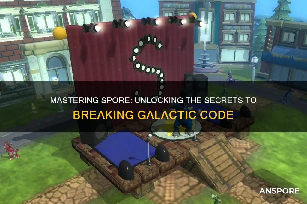 how to break galactic code in spore