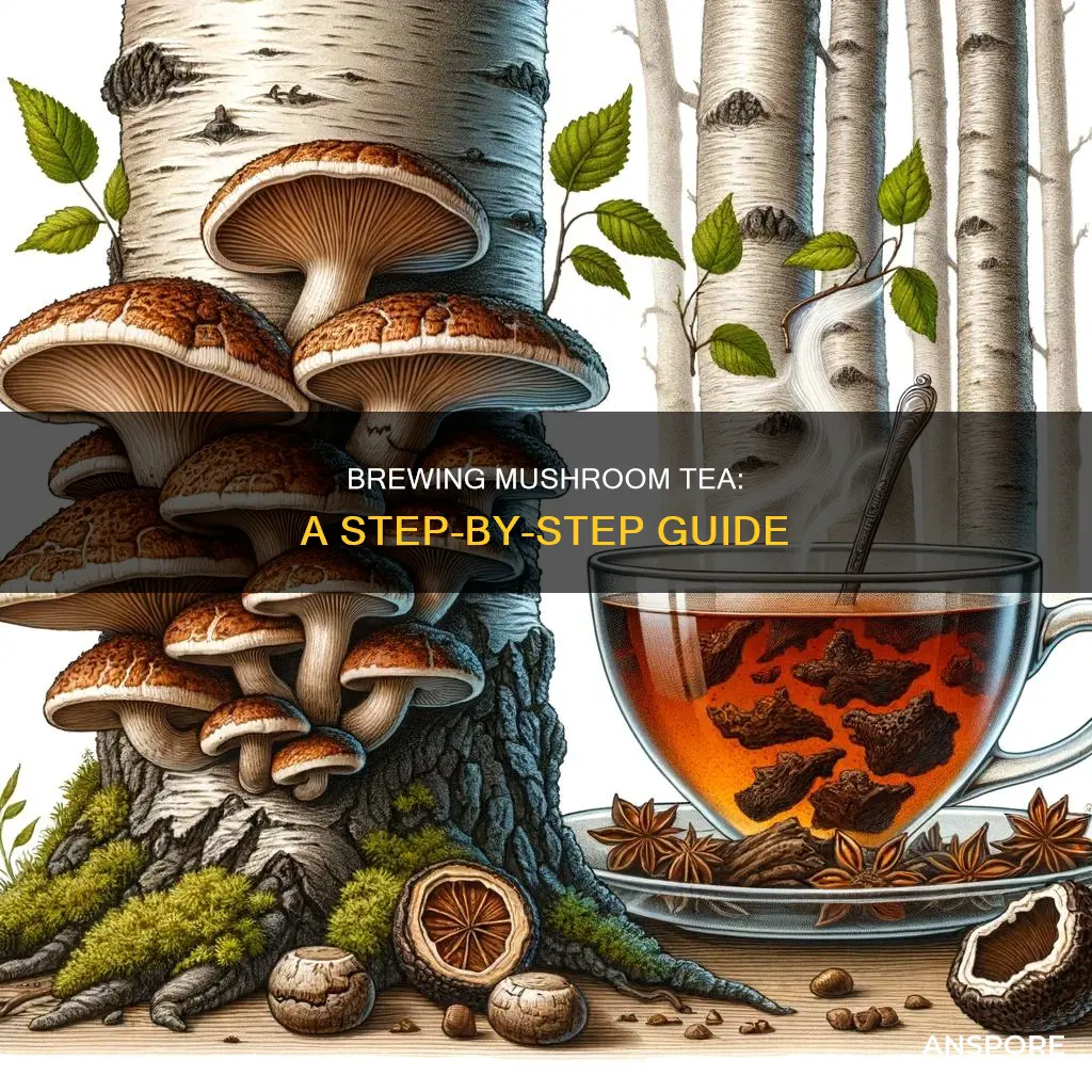how to brew mushroom tea