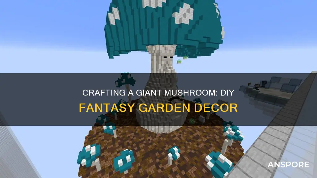 how to build a giant mushroom